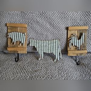 Farmhouse Themed Wall Decor Set of 3